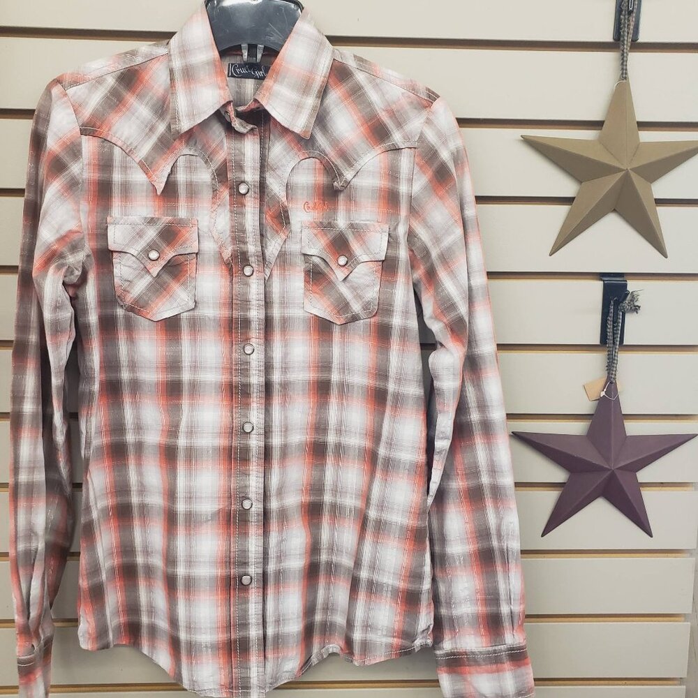 ladies cowgirls rodeo pearl snap Ariat size small